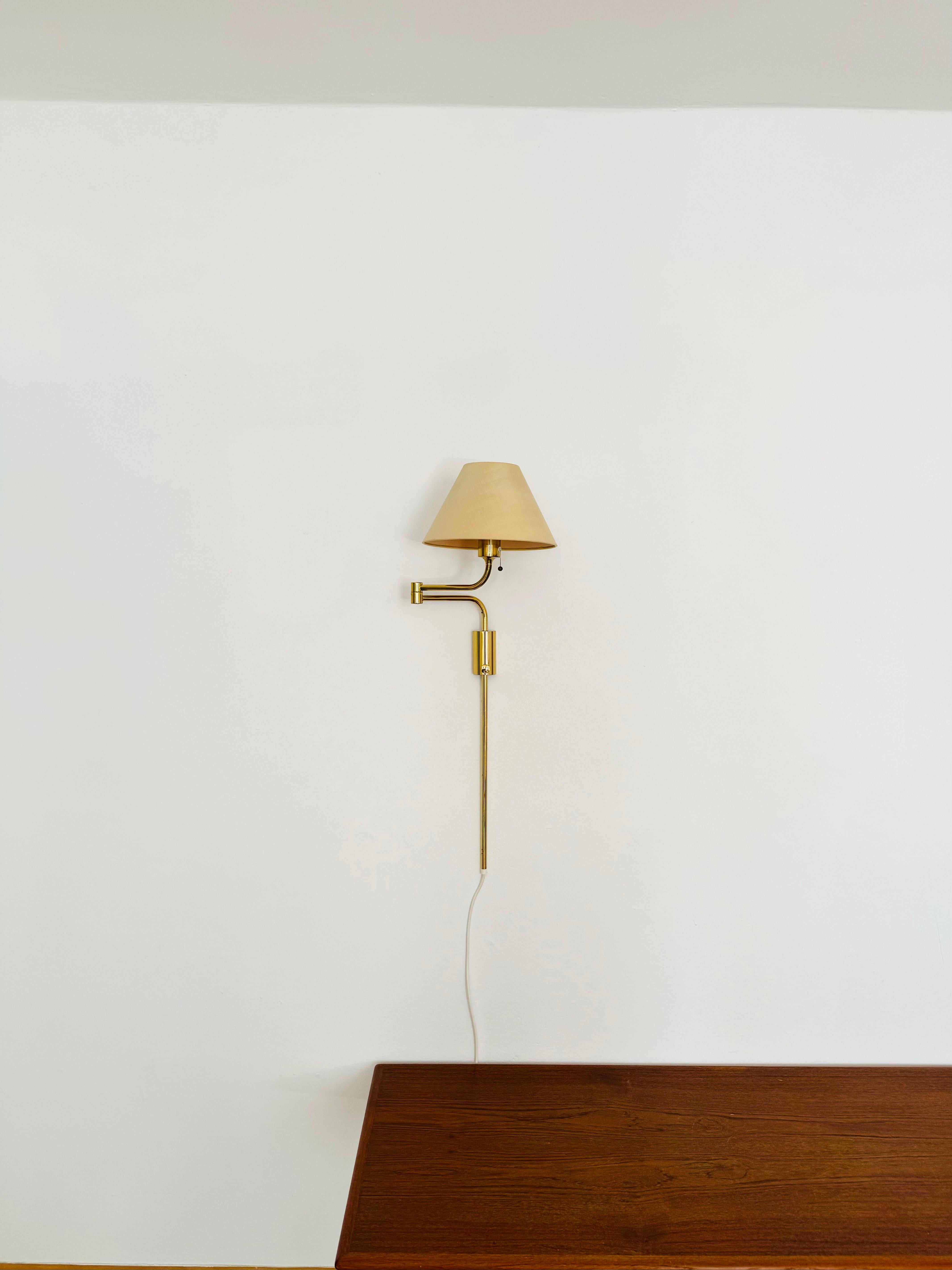 Adjustable Brass Lesan Wall Lamp by Florian Schulz In Good Condition For Sale In München, DE