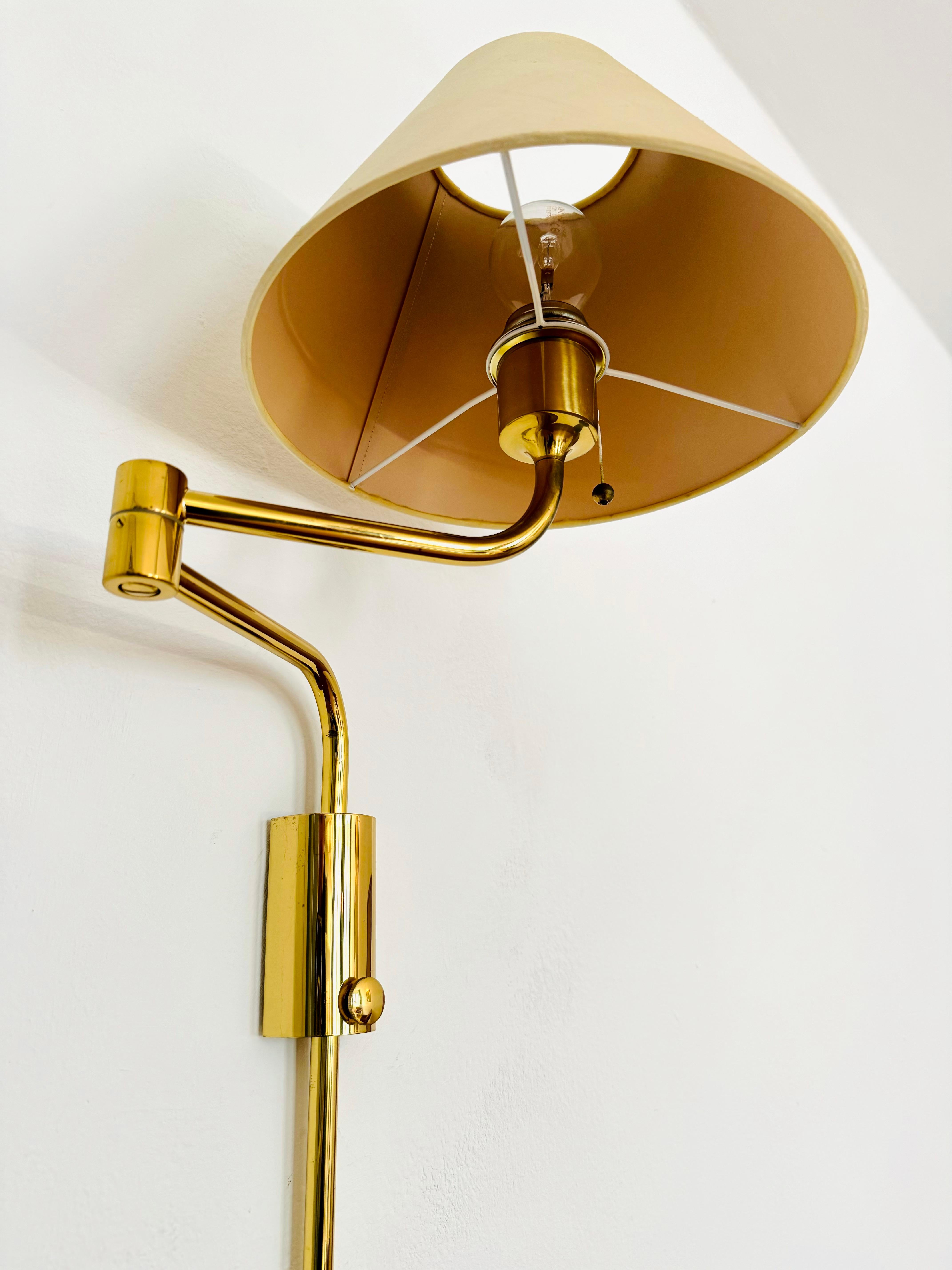 Adjustable Brass Lesan Wall Lamp by Florian Schulz For Sale 2