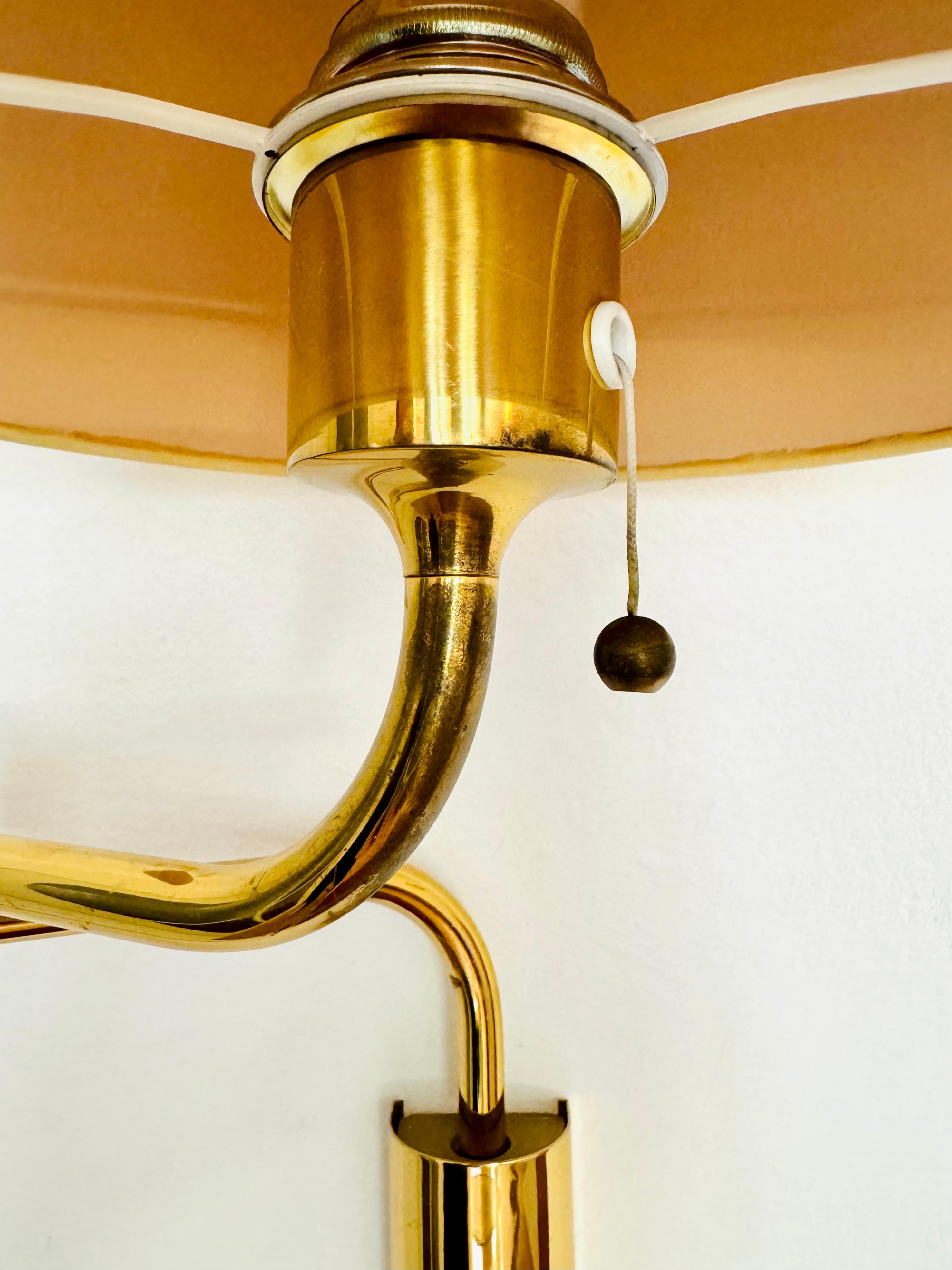 Adjustable Brass Lesan Wall Lamp by Florian Schulz For Sale 3