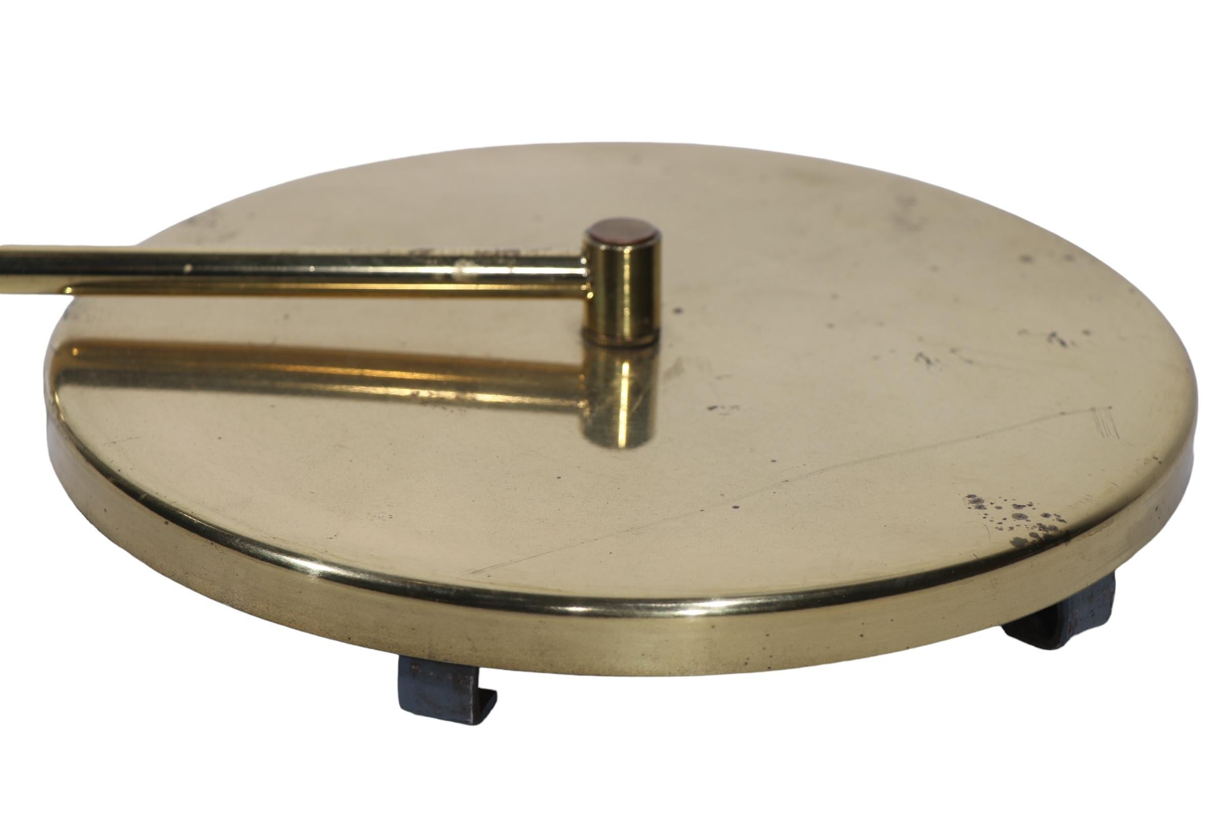 Adjustable Brass Mid Century Floor Lamp  For Sale 11
