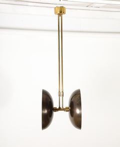 Suspension réglable en laiton, France, années 1950