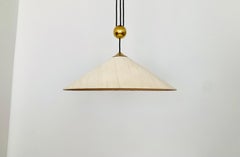 Lampe à suspension réglable en laiton avec contrepoids par Florian Schulz