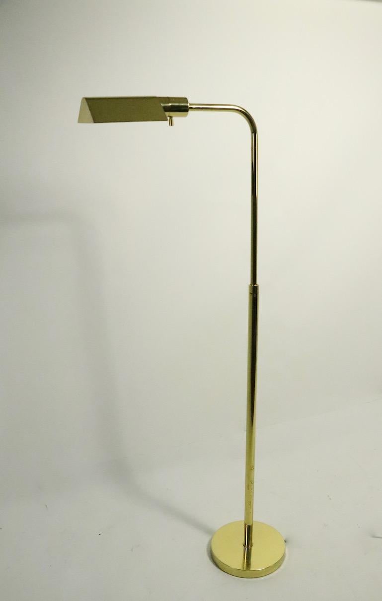 Adjustable Brass Pharmacy Lamp by JPF Mendizabal for Industria Argentina 3
