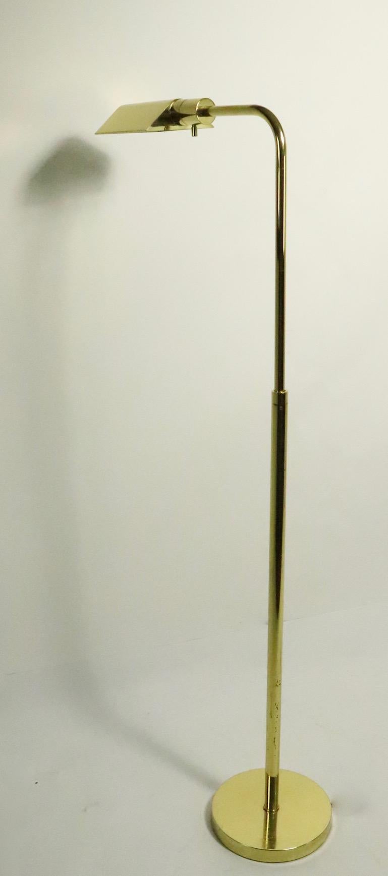 Adjustable Brass Pharmacy Lamp by JPF Mendizabal for Industria Argentina 2