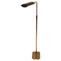 Vintage Adjustable Brass Pharmacy Lamp by Koch and Lowy