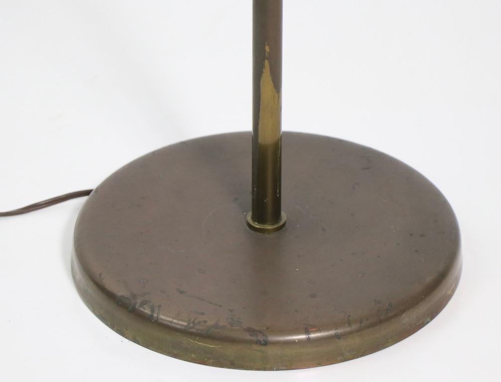 20th Century Adjustable Brass Pharmacy Lamp
