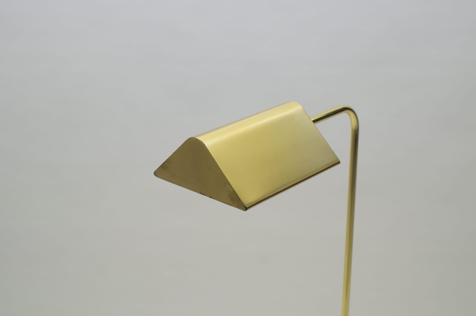 Adjustable Brass Reading Light / Floor Lamp, 1960s 1