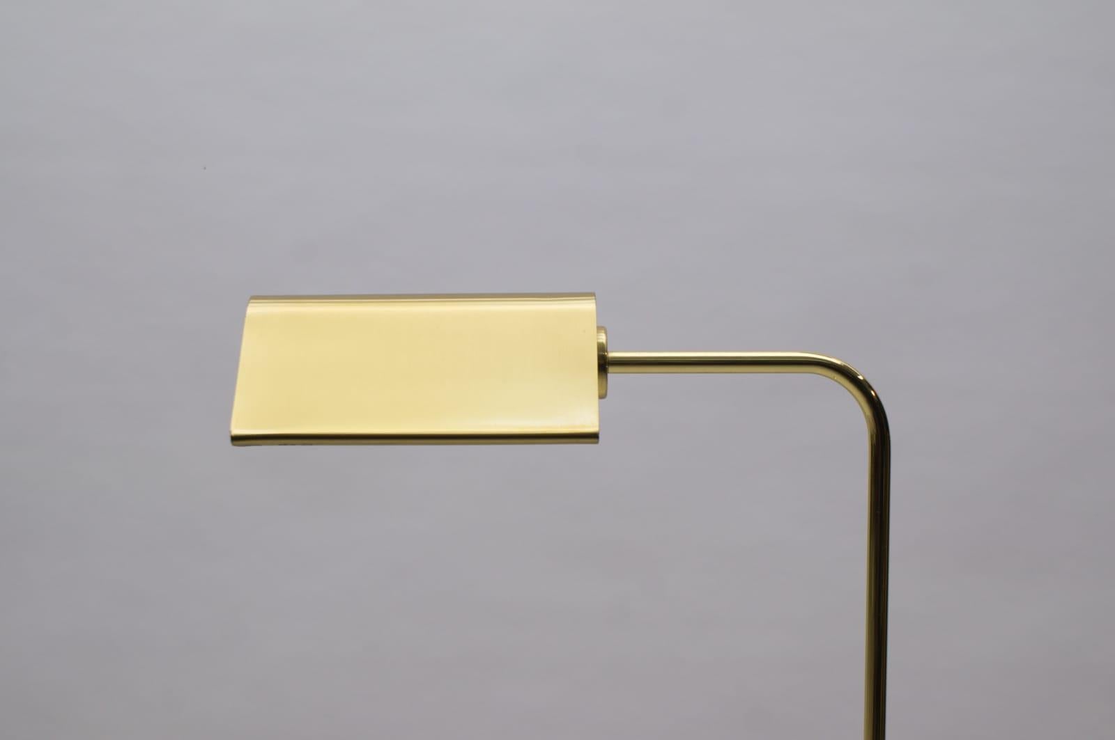 Adjustable Brass Reading Light / Floor Lamp, 1960s 2