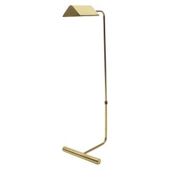 Adjustable Brass Reading Light / Floor Lamp, 1960s