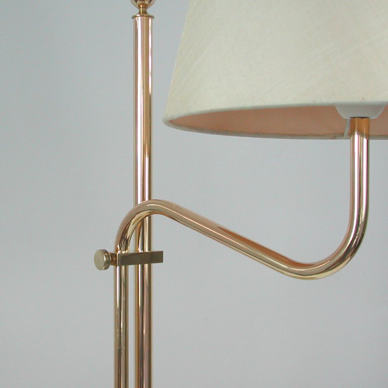 Adjustable Brass Table Lamp by Bergboms, Sweden, 1950s For Sale 6