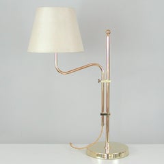 Adjustable Brass Table Lamp by Bergboms, Sweden, 1950s