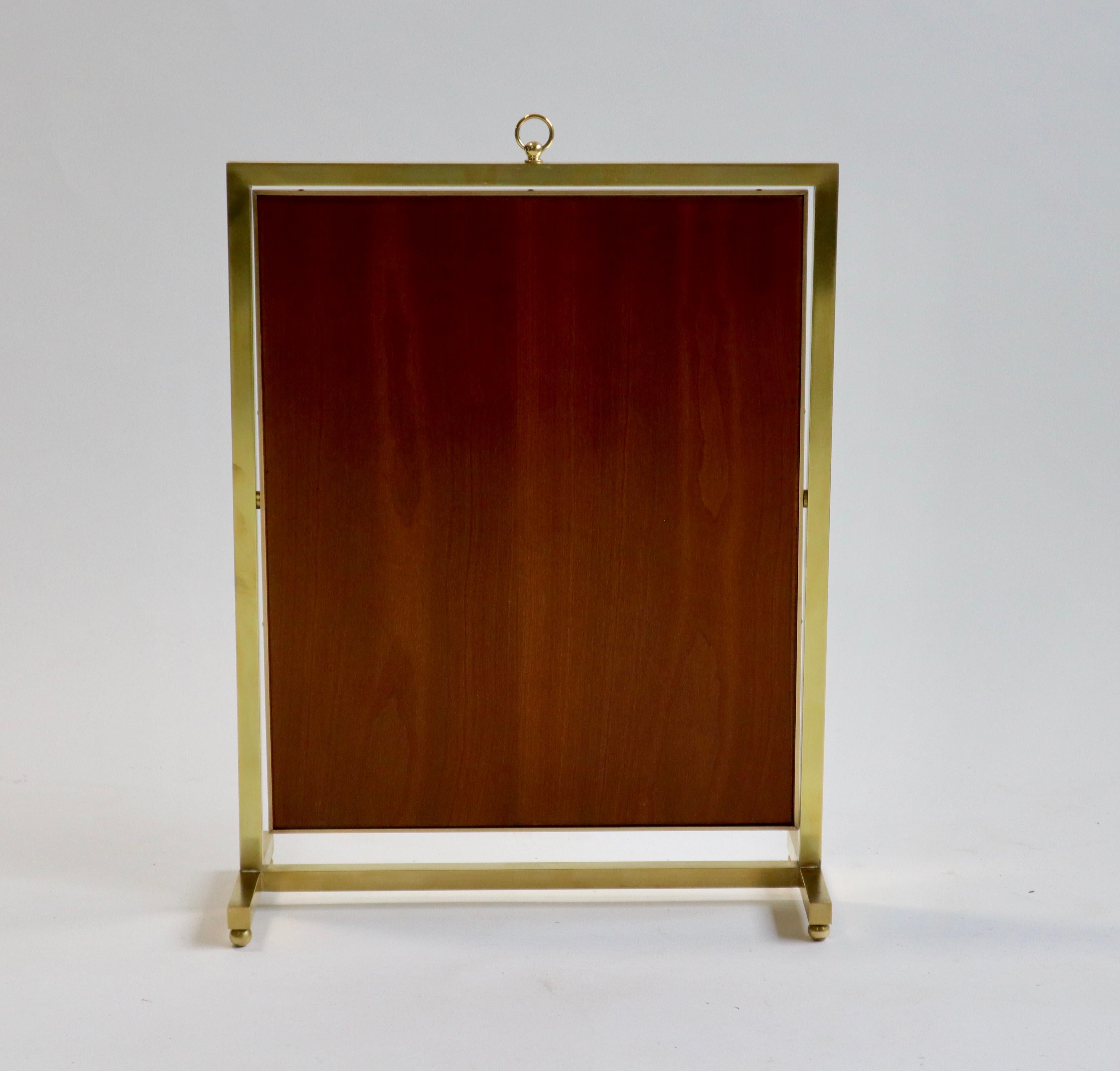 Adjustable Brass Vanity Mirror, Mid Century, 1960s 1