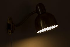 Adjustable Brass wall lamp no. 191 by E. Hansson & Co, Sweden Swedish modern