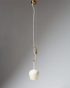 Adjustable Ceiling Lamp Model A1957 Designed by Paavo Tynell for Idman, Finland
