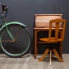 Chaise de bureau pivotante réglable pour enfants, vers 1900-1930