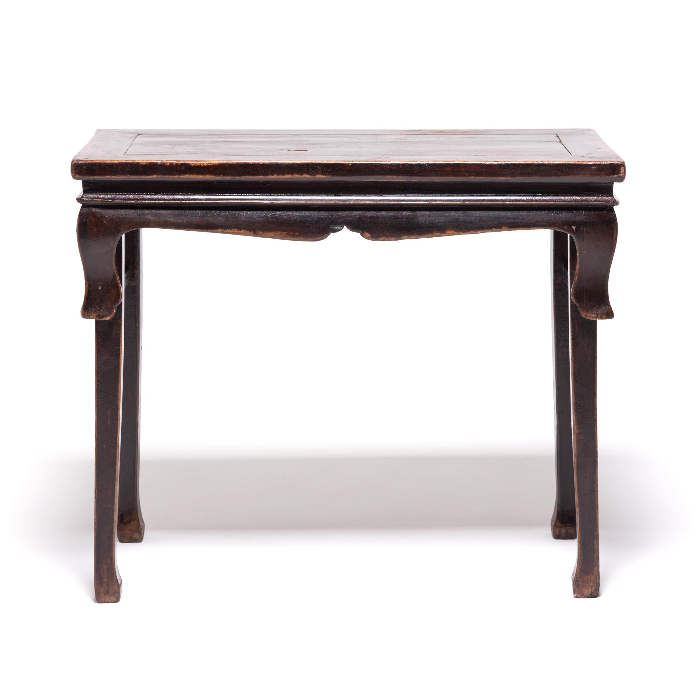 Lacquered Adjustable Chinese Console Table, circa 1850 For Sale