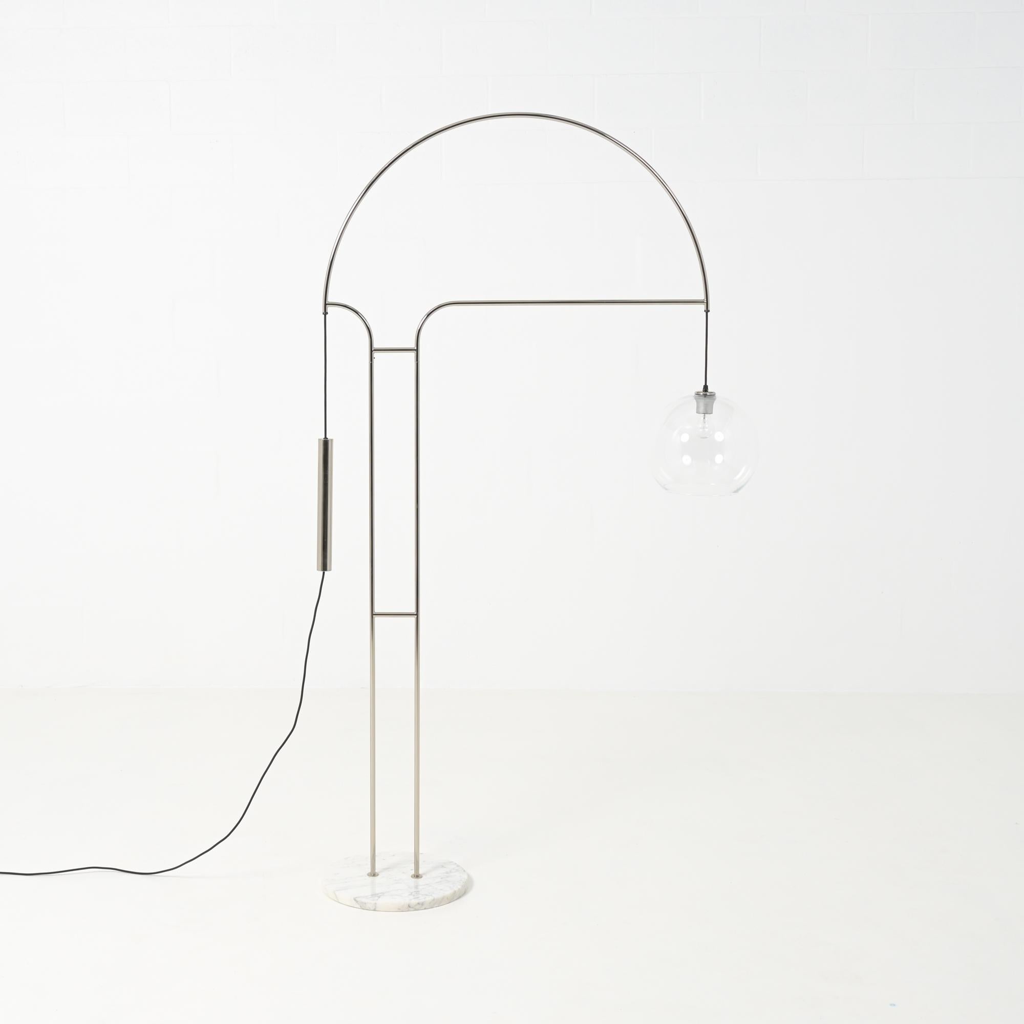 Adjustable Chrome Arc Lamp For Sale 8
