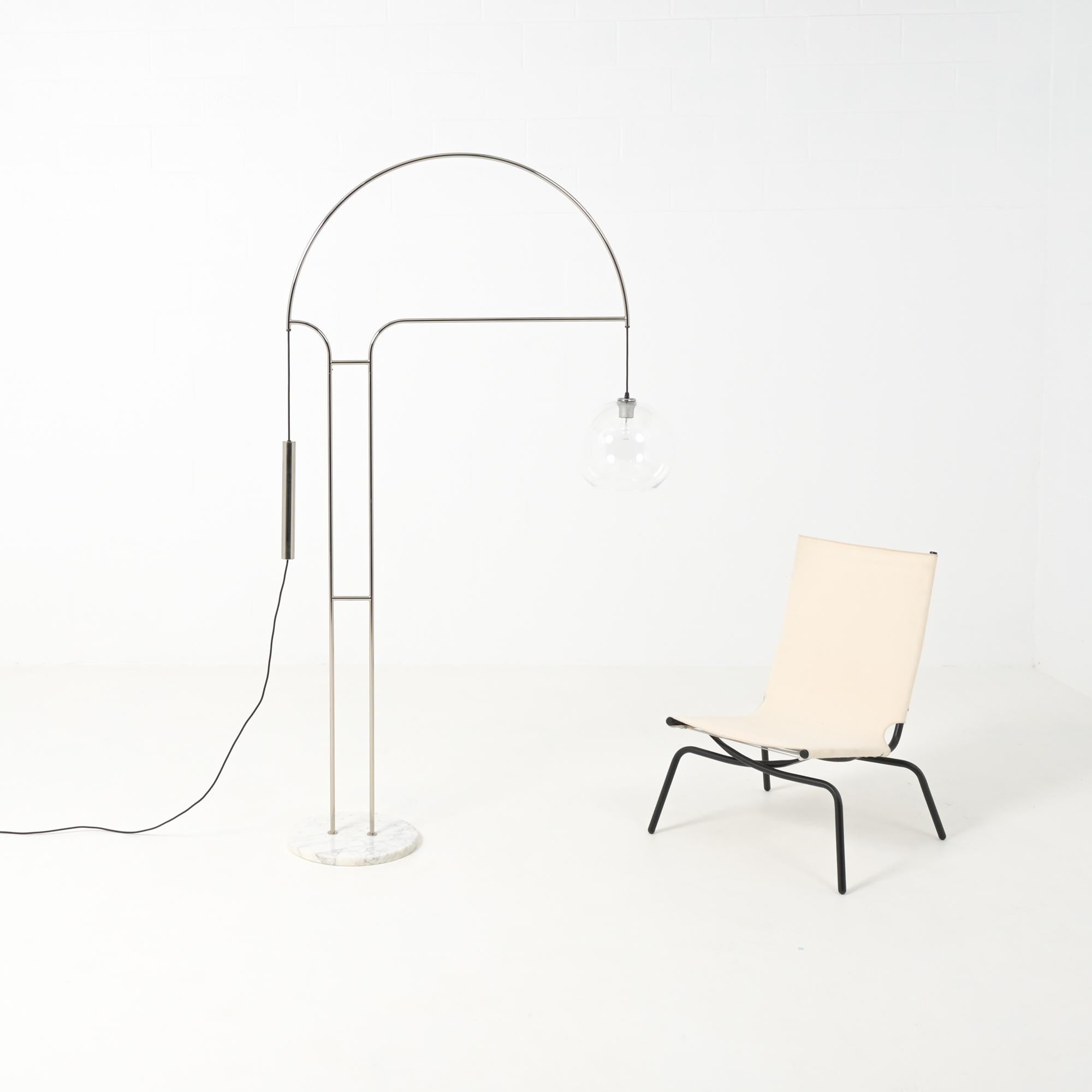 Adjustable Chrome Arc Lamp For Sale 9