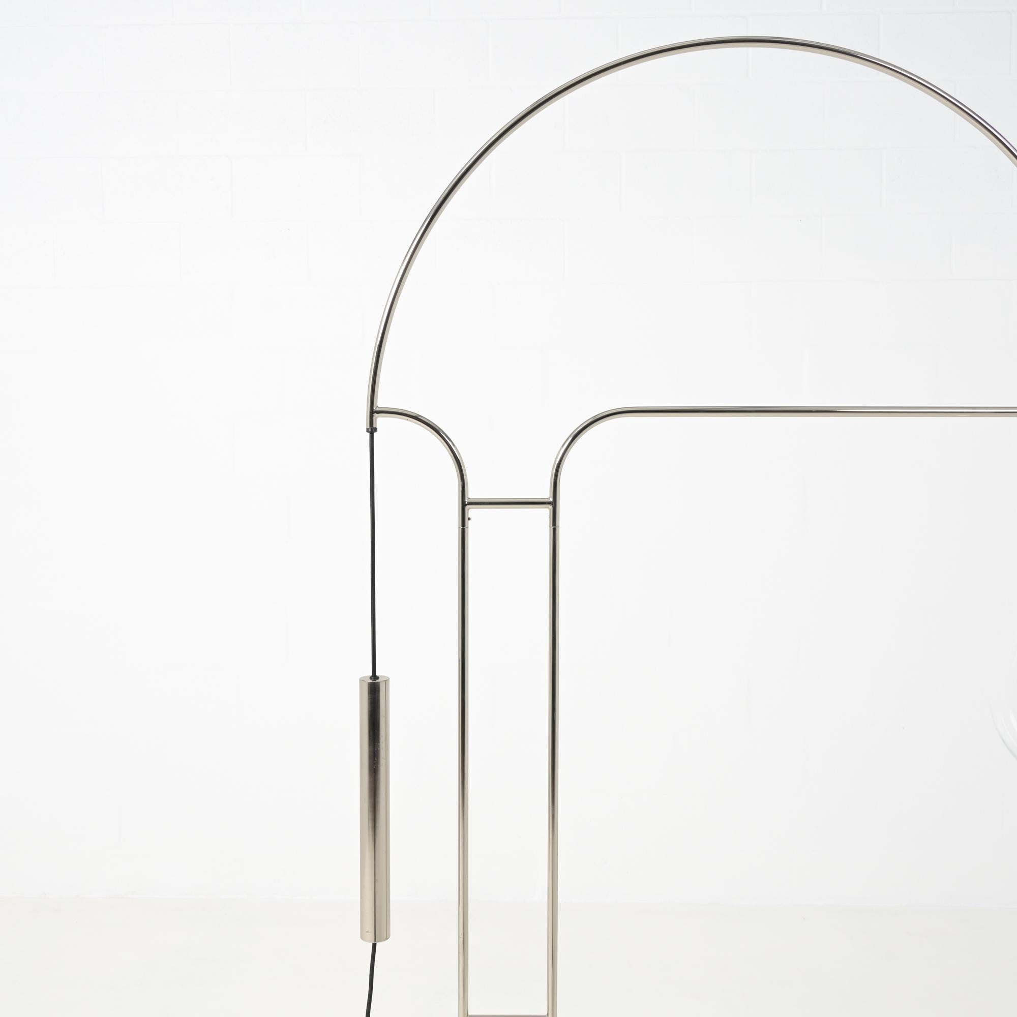 Adjustable Chrome Arc Lamp For Sale 11