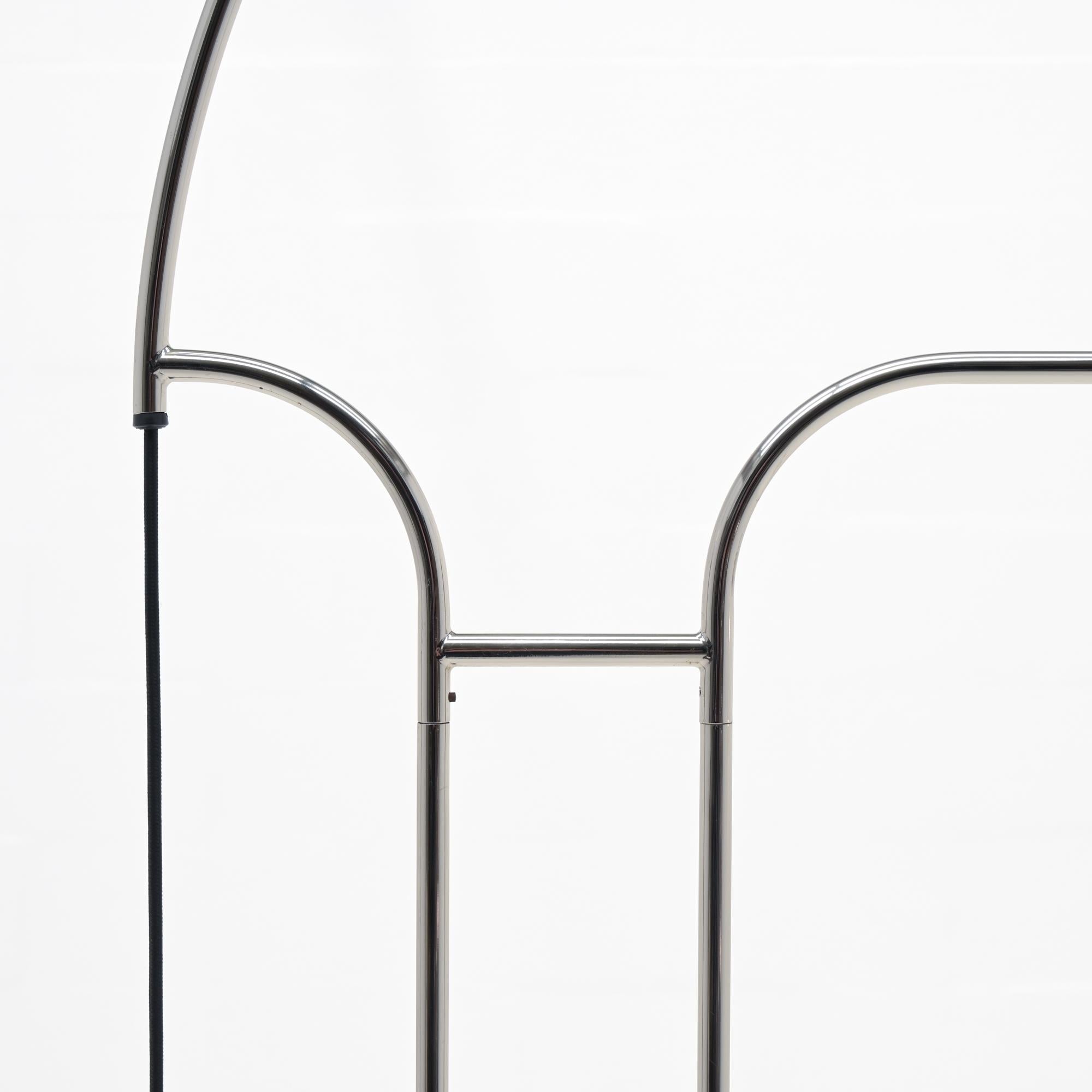 Adjustable Chrome Arc Lamp For Sale 2