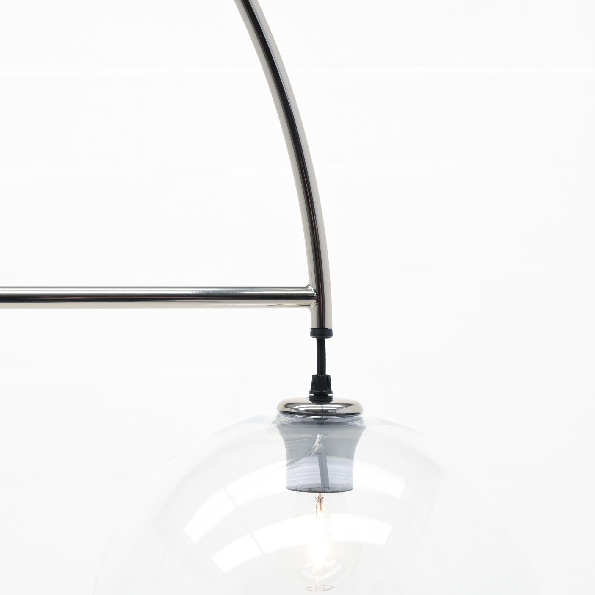 Adjustable Chrome Arc Lamp For Sale 3