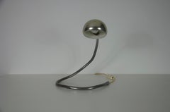 Adjustable Chrome Flex Arm Table Lamp, Italy, 1960s