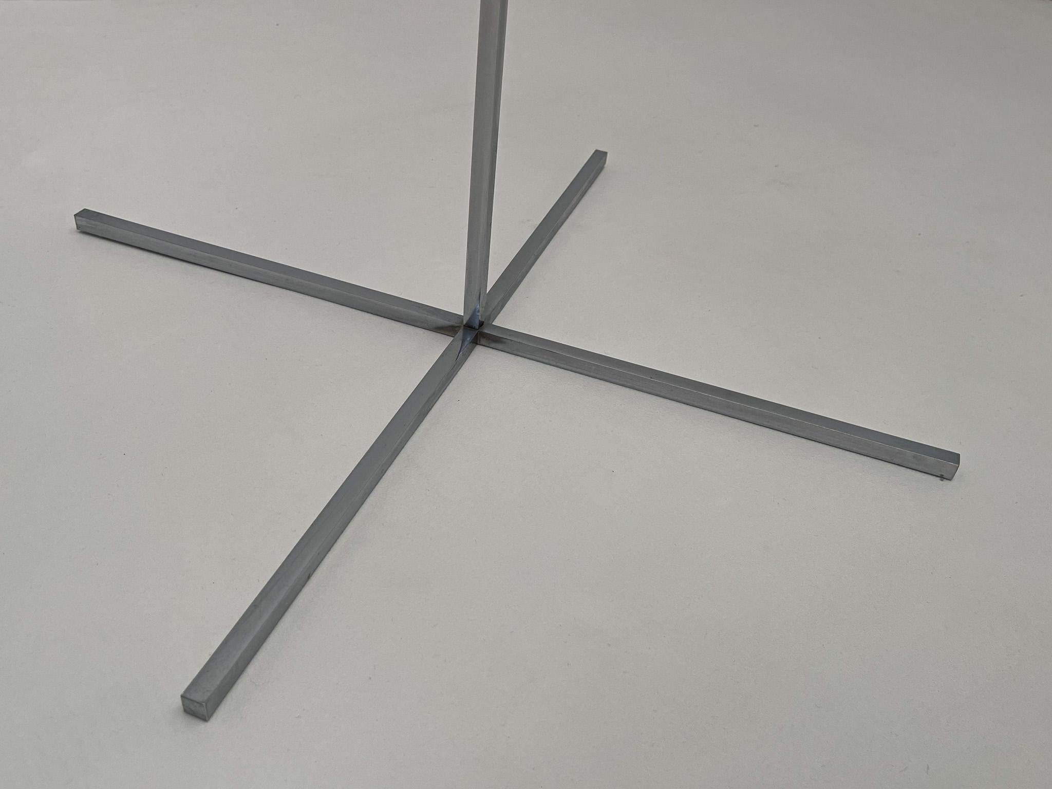 Metà XX secolo Lampada da terra cromata regolabile di Hans Eichenberger in vendita