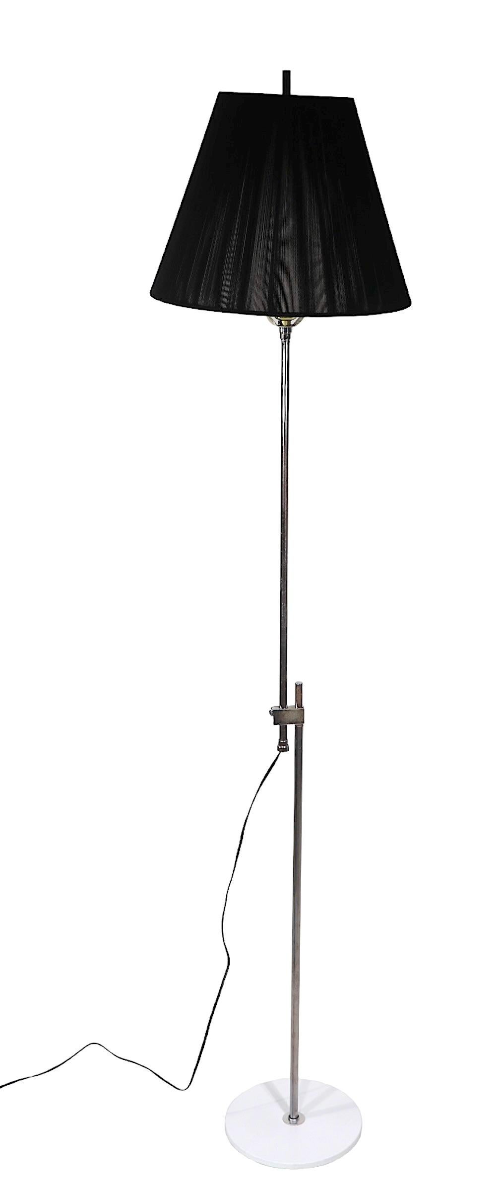Adjustable Chrome Mid Century  Floor Lamp c 1960/1970's  For Sale 10
