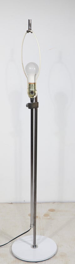 Adjustable Chrome Mid Century  Floor Lamp c 1960/1970's