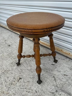 Adjustable Claw Ball Piano Stool