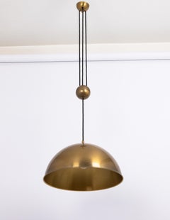 Pendentif en laiton foncé à contrepoids ajustable Posa de Florian Schulz, Allemagne