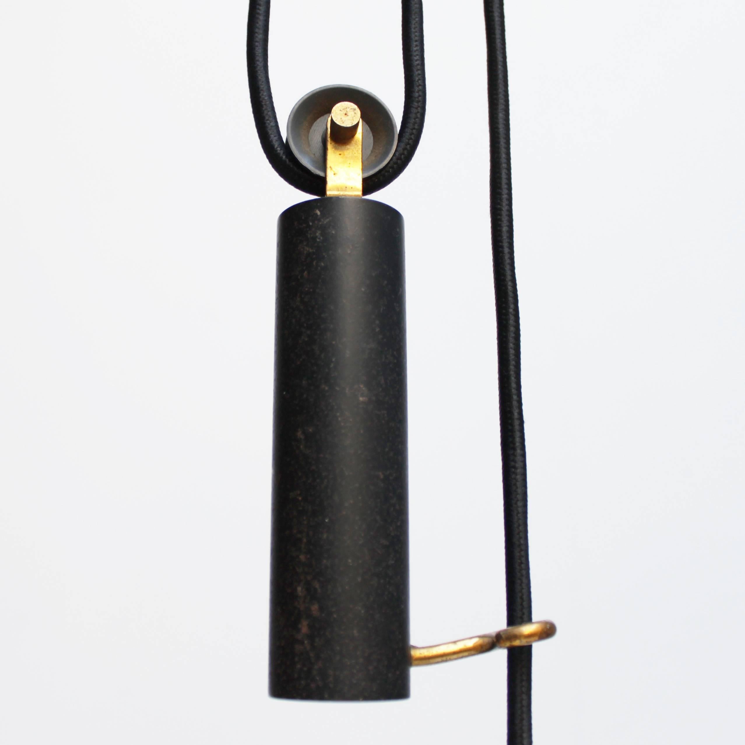 Mid-20th Century Adjustable Counterweight Pendant by Stilux For Sale