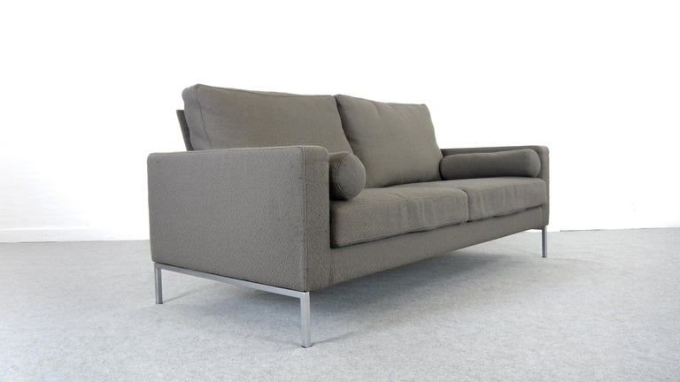 Adjule Cubic Lounge Sofa By Hansulrich Benz For Walter Knoll In Grey Fabric
