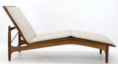 Chaise longue réglable de style danois moderne du milieu du siècle dernier par Selig