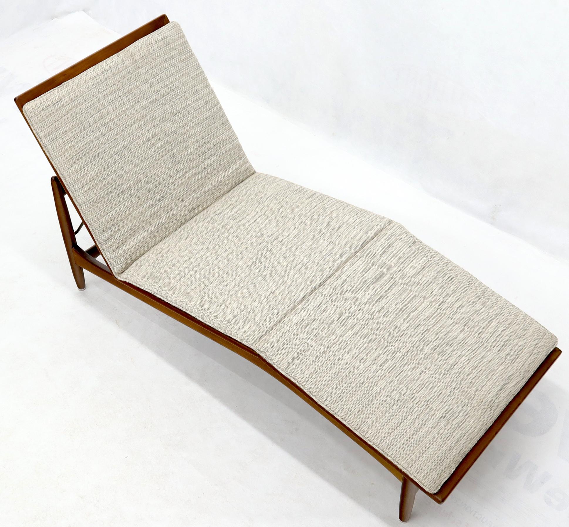 Verstellbare dänische chaise lounge aus der mitte des jahrhunderts von Selig (Moderne der Mitte des Jahrhunderts)