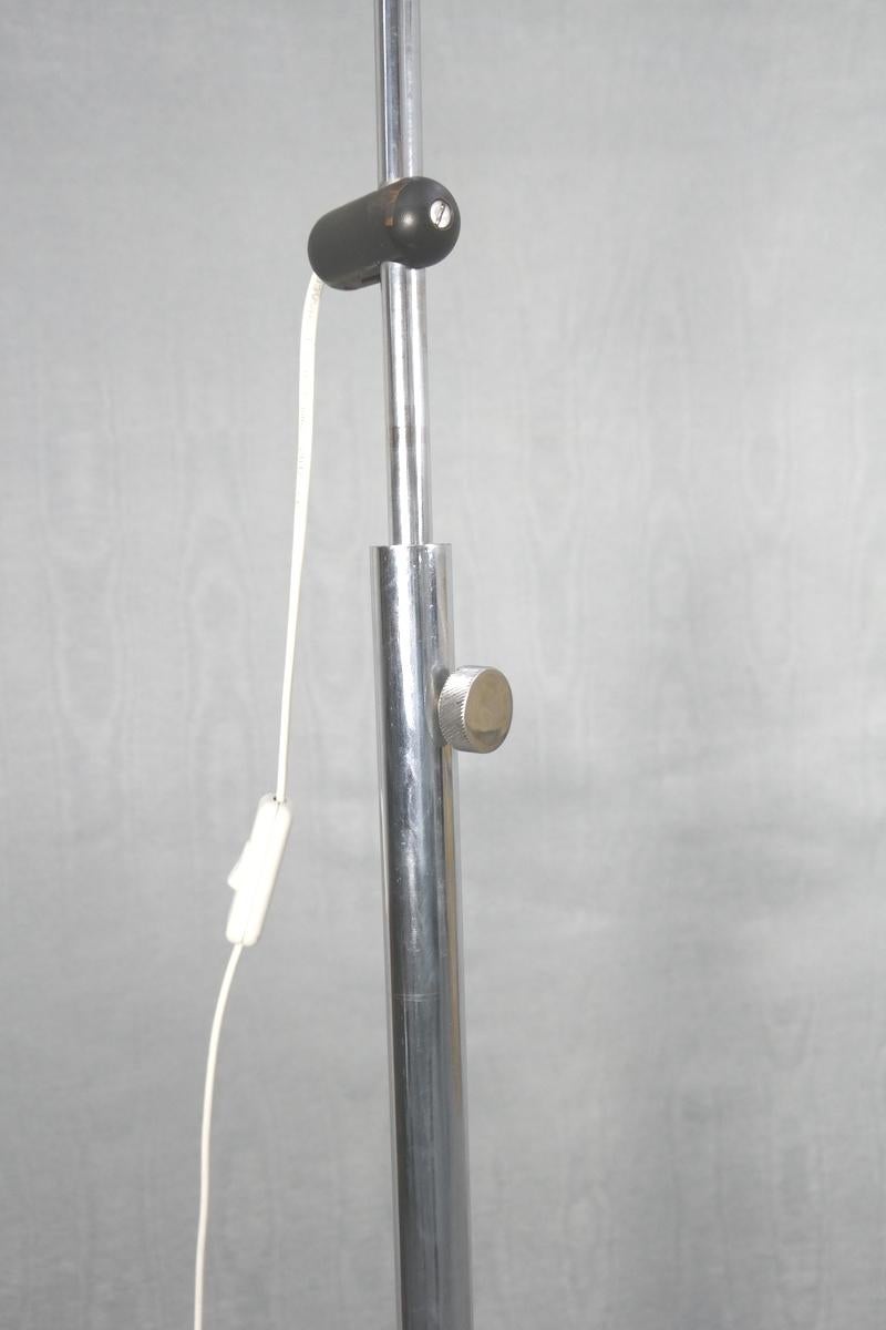Adjustable Designer Floor Lamp by Tamas Borsfay, 1970s In Good Condition In Budapest, HU