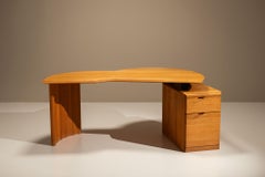 Adjustable Desk in Beech Produced by Seltz, France 1980s