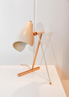 Adjustable desk lamp by Stilnovo - Brass and aluminum. Italy, circa 1950