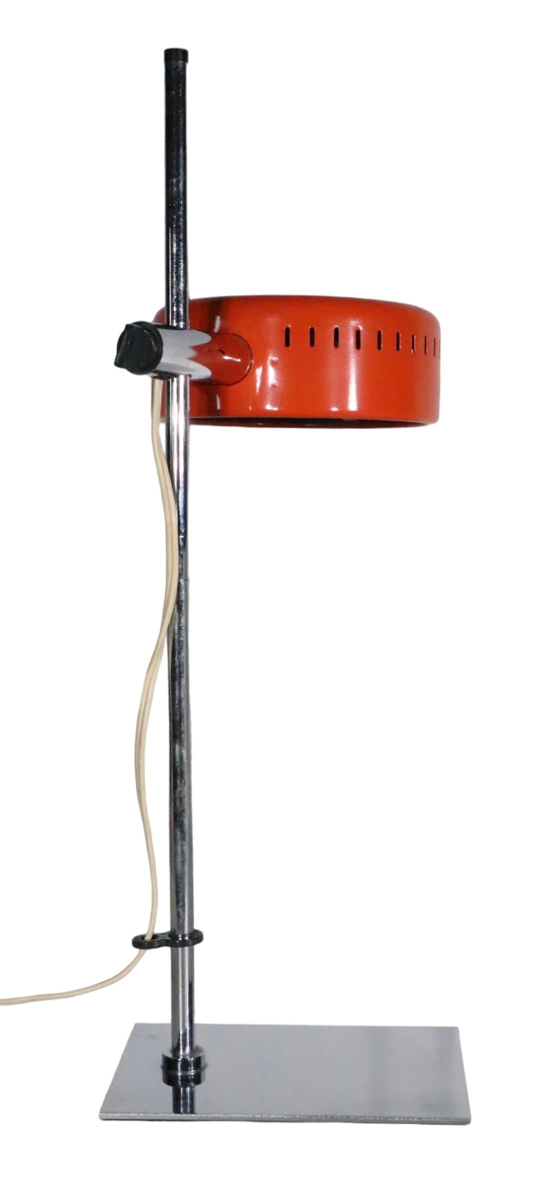 Adjustable Desk Lamp Designed by Robert Sonneman for Nanbu-Lite Model NA-301 3