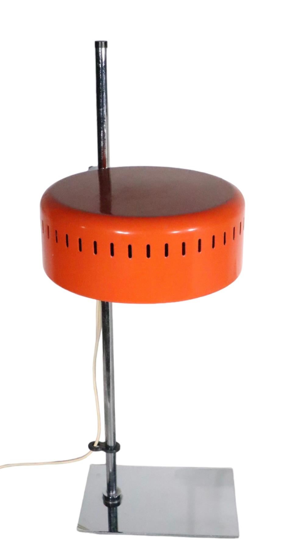 Adjustable Desk Lamp Designed by Robert Sonneman for Nanbu-Lite Model NA-301 4