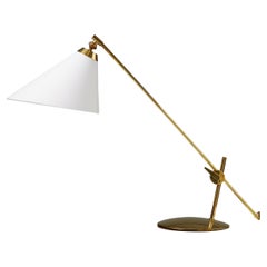 Lampe de bureau ou de table réglable Modèle THV-375 de Poul Dinesen:: Danemark:: années 1950