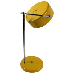 Adjustable Desk, Table Lamp Attributed to Sonneman