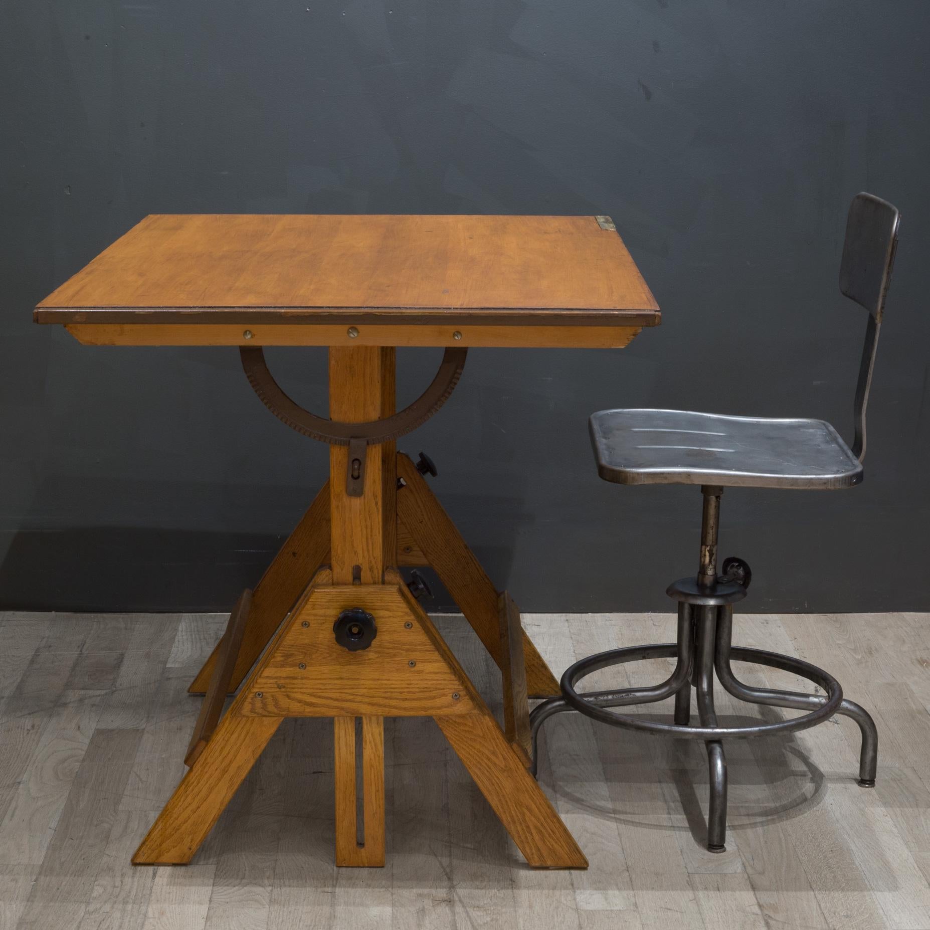 1960s drafting table