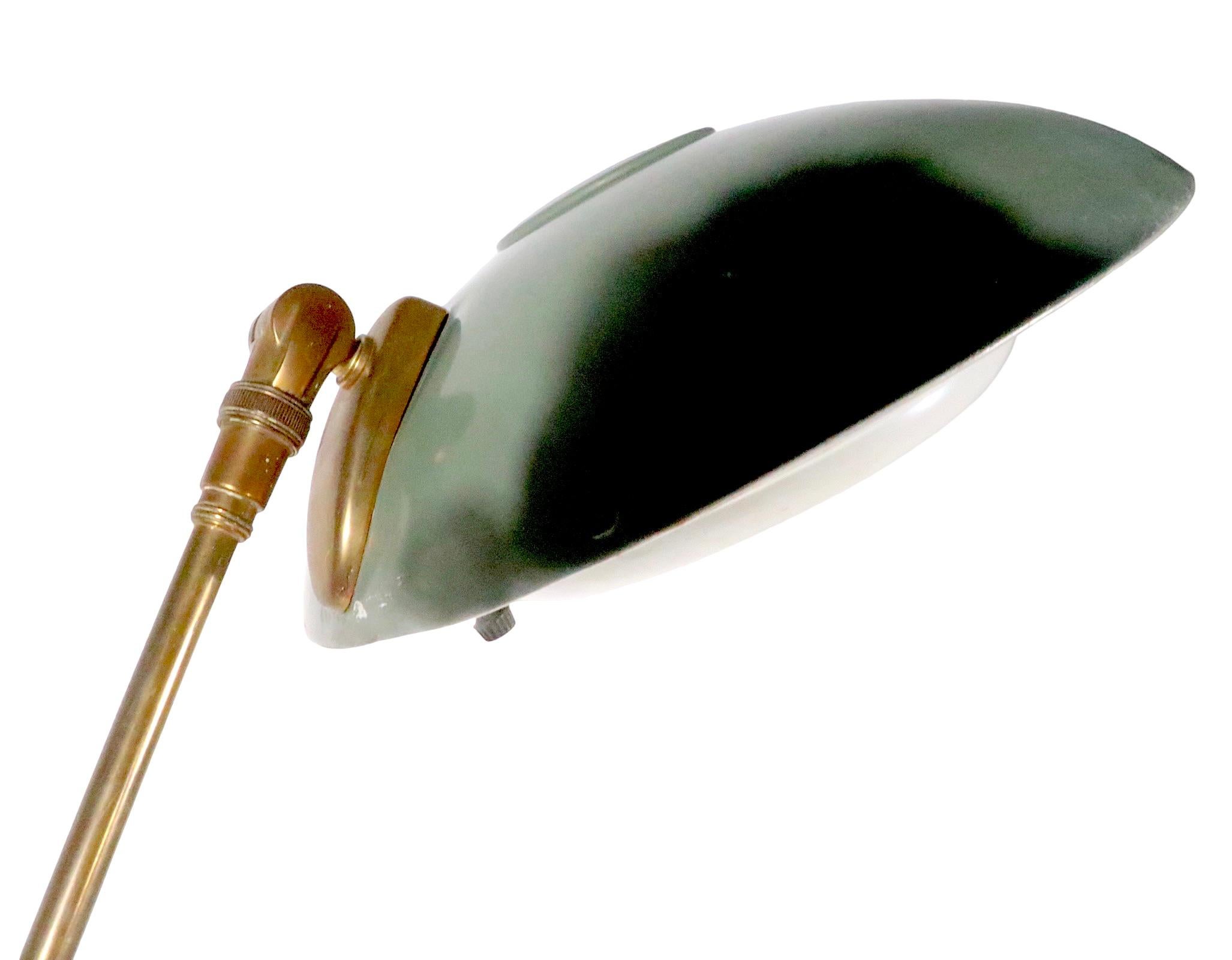 Adjustable Disk Shade Floor Lamp by Thurston for Lightolier, circa 1950/1960s 4