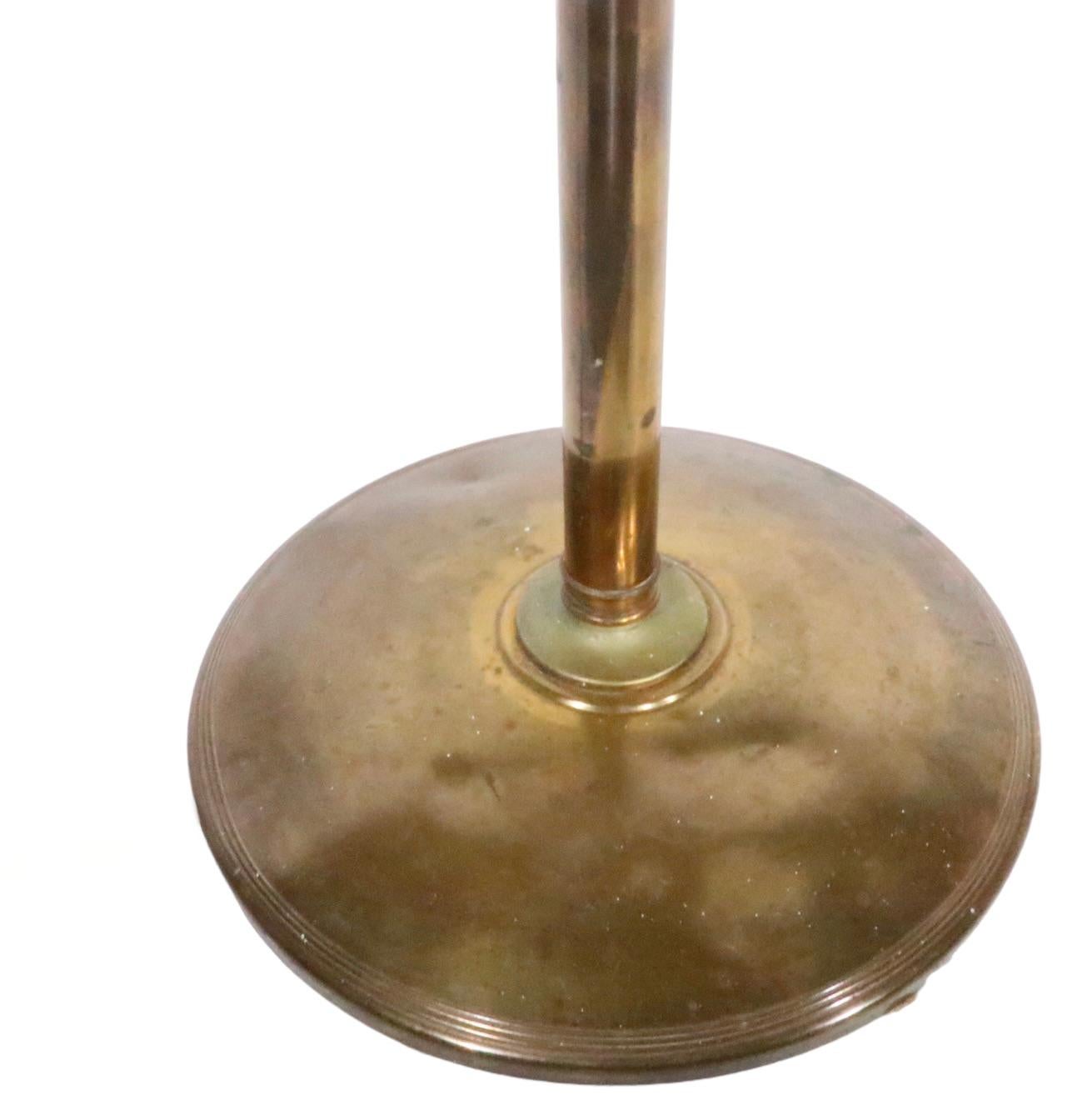 Adjustable Disk Shade Floor Lamp by Thurston for Lightolier, circa 1950/1960s 2