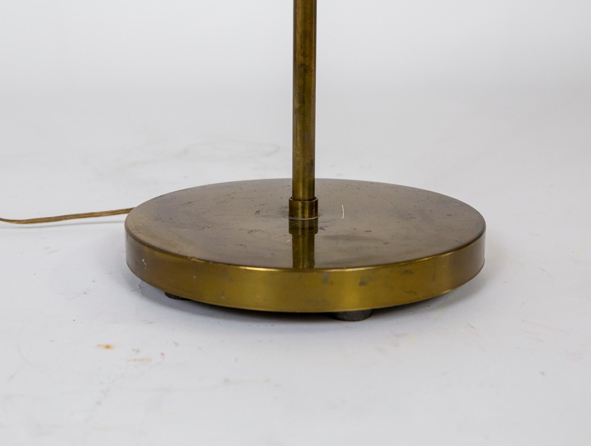 Adjustable Dome Shade Brass Pharmacy Floor Lamp 4