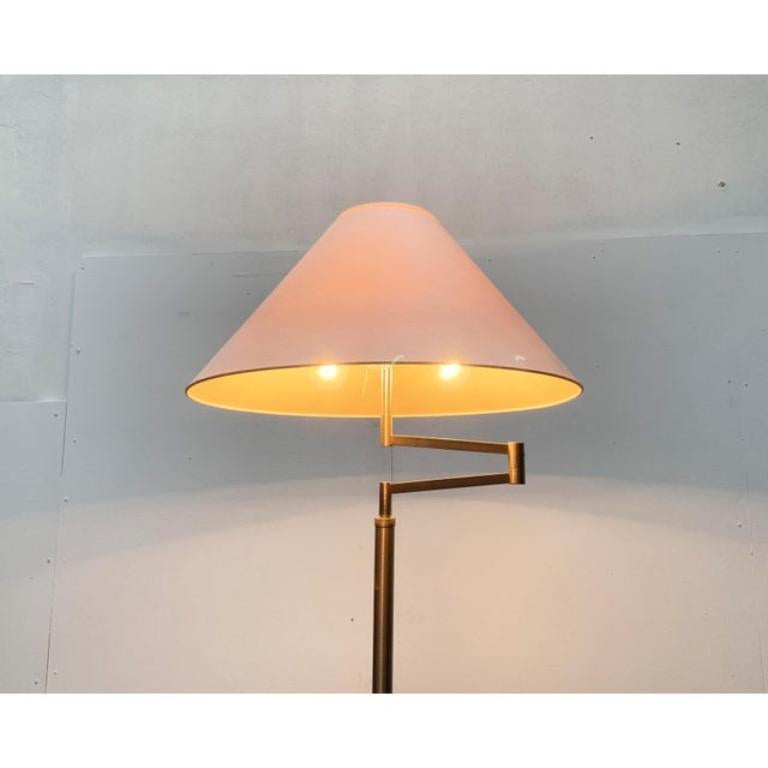 Metal Adjustable Floor Lamp, 1990s For Sale
