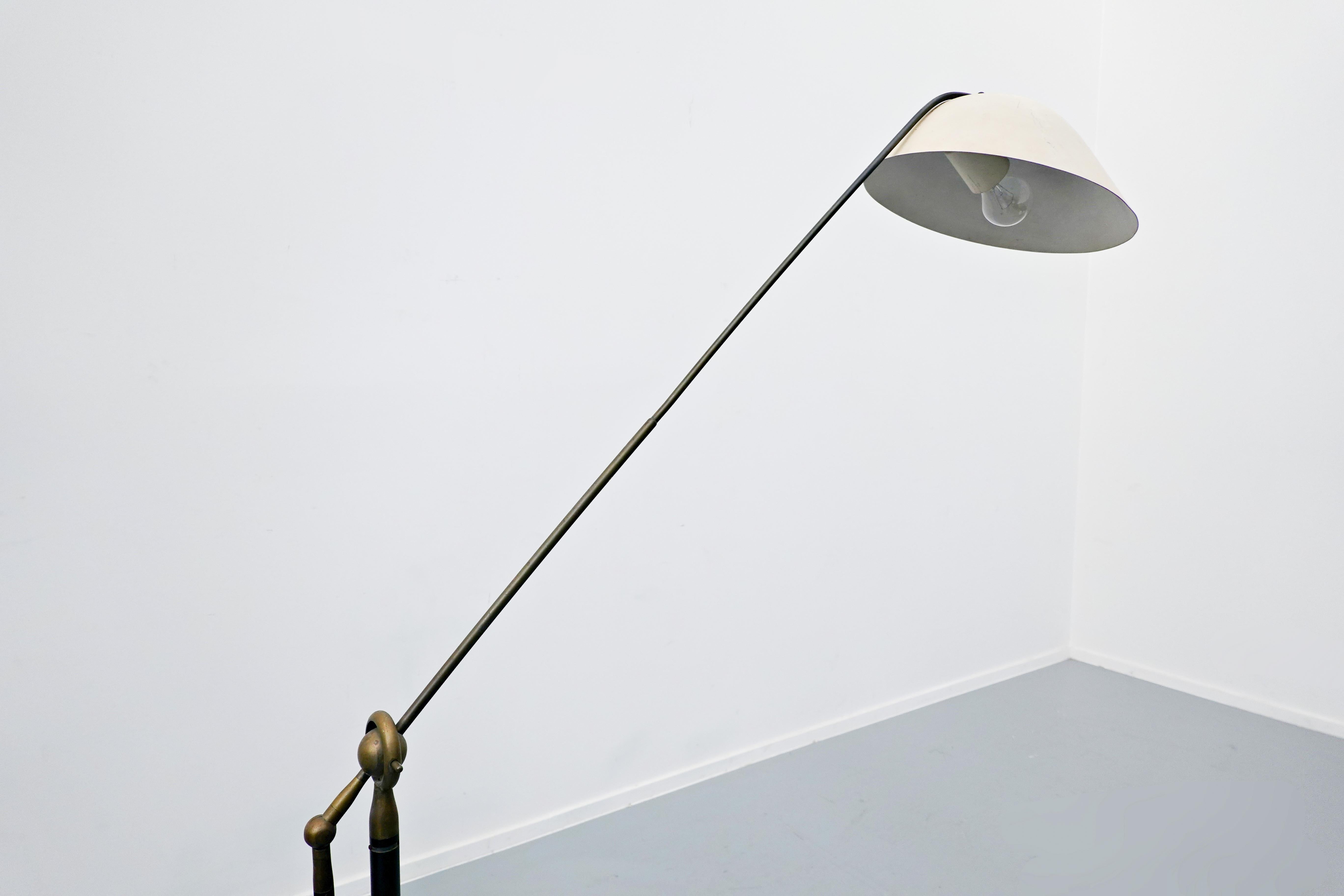 Mid-Century Modern Adjustable Floor Lamp, Angelo Lelli, Arredoluce, Italy, 1955 10