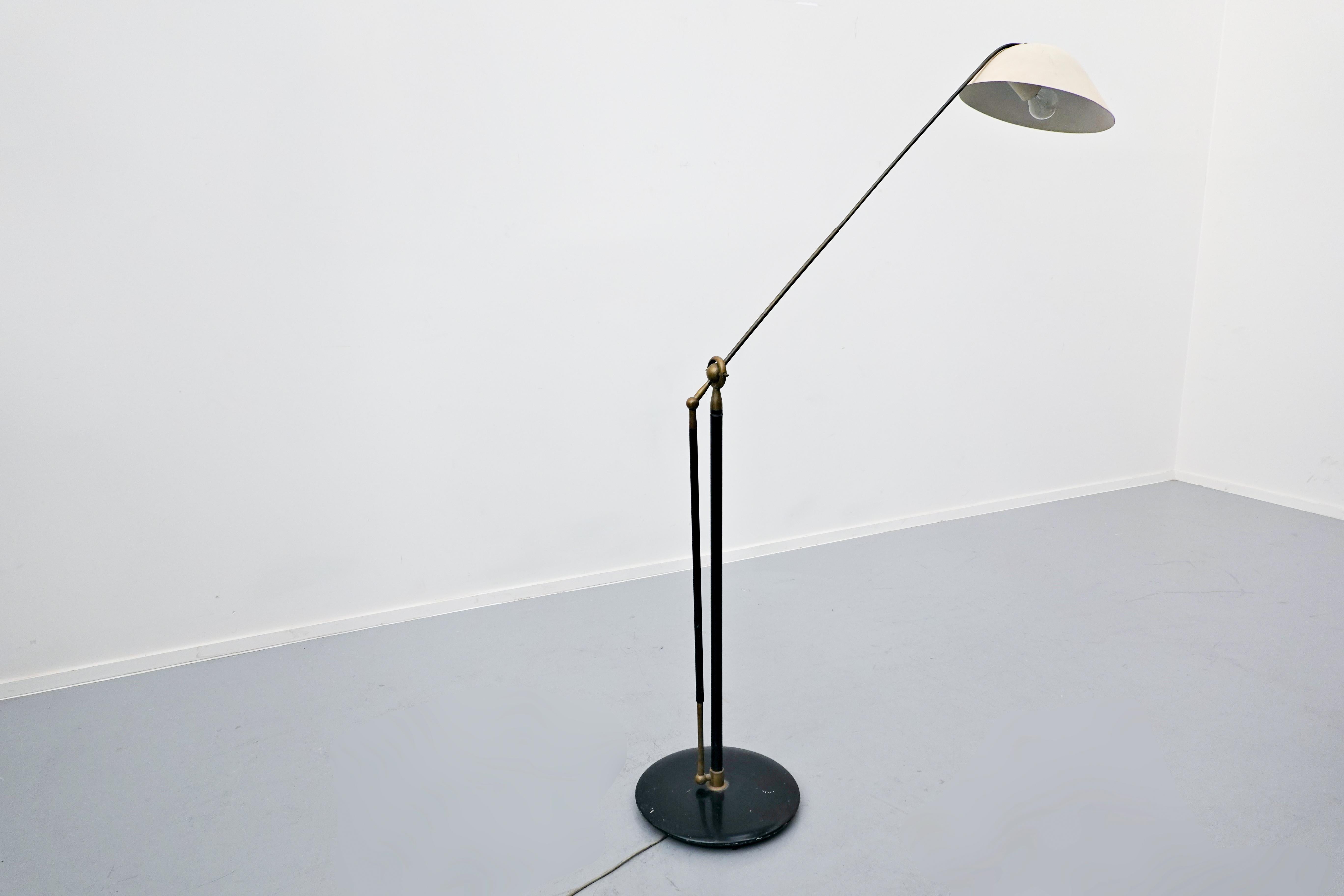 Mid-Century Modern Adjustable Floor Lamp, Angelo Lelli, Arredoluce, Italy, 1955 11