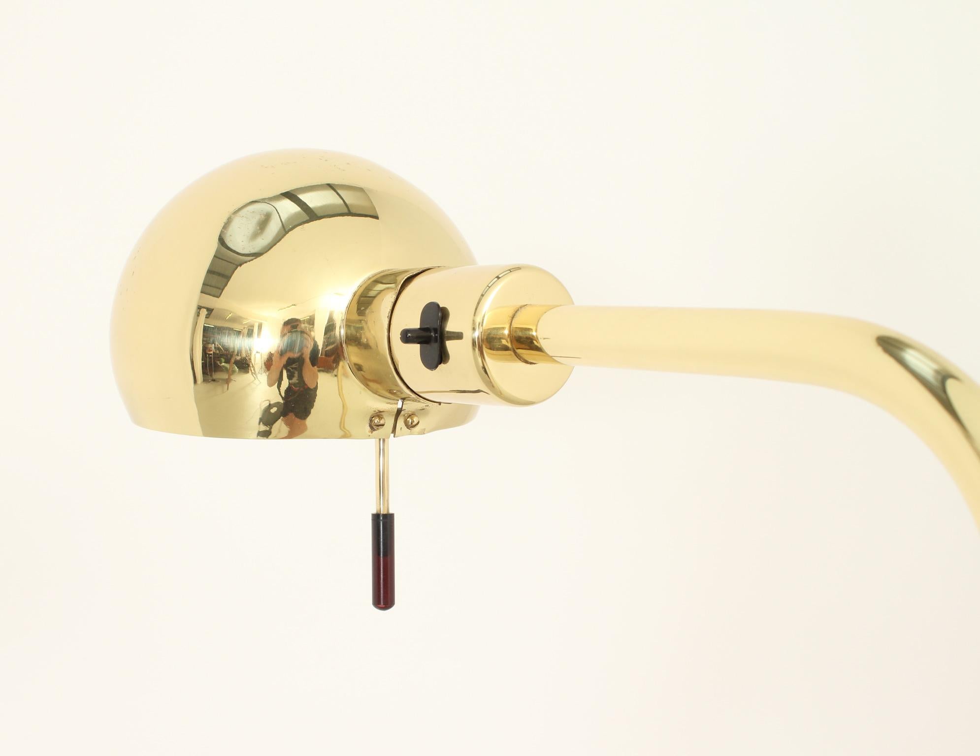 Lampada da terra regolabile di George Hansen per Metalarte, Spagna in vendita 3